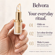 Your everyday ritual in three steps: glide on, let the colour develop, make it yours