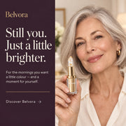 Still you, just a little brighter: Belvora campaign portrait